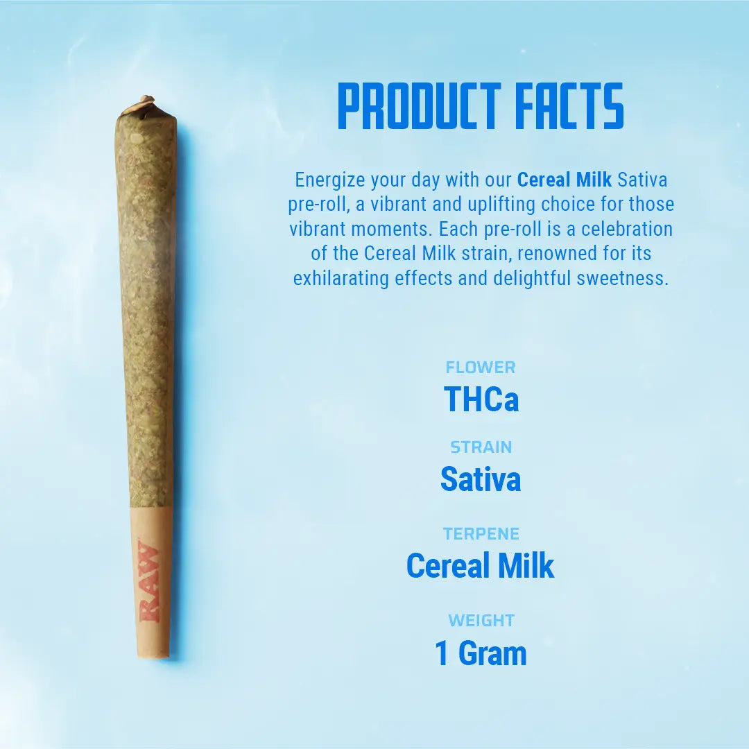 1G THCA Pre-rolls - 3 Count | Cereal Milk