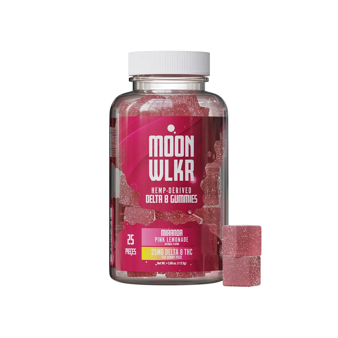 Delta 8 Gummies — Pink Lemonade - Moonwlkr – MoonWlkr