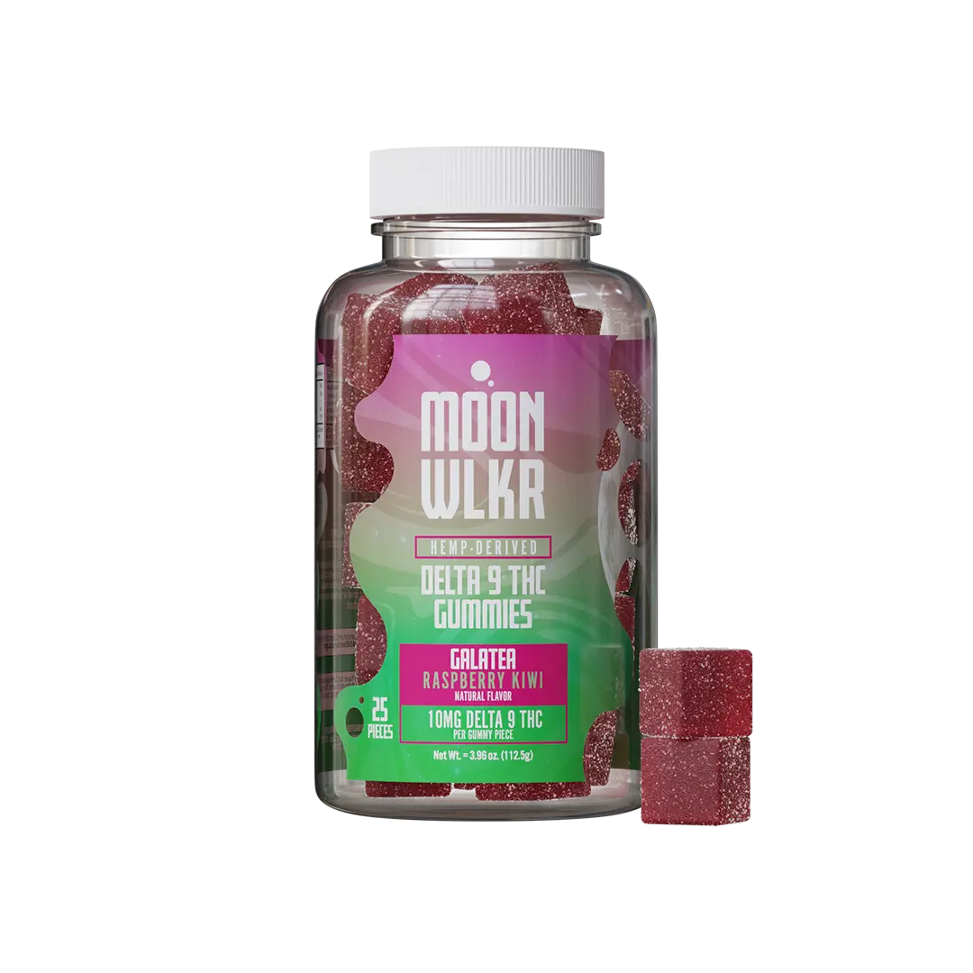 Delta 9 Gummies — Raspberry Kiwi - Moonwlkr – MoonWlkr