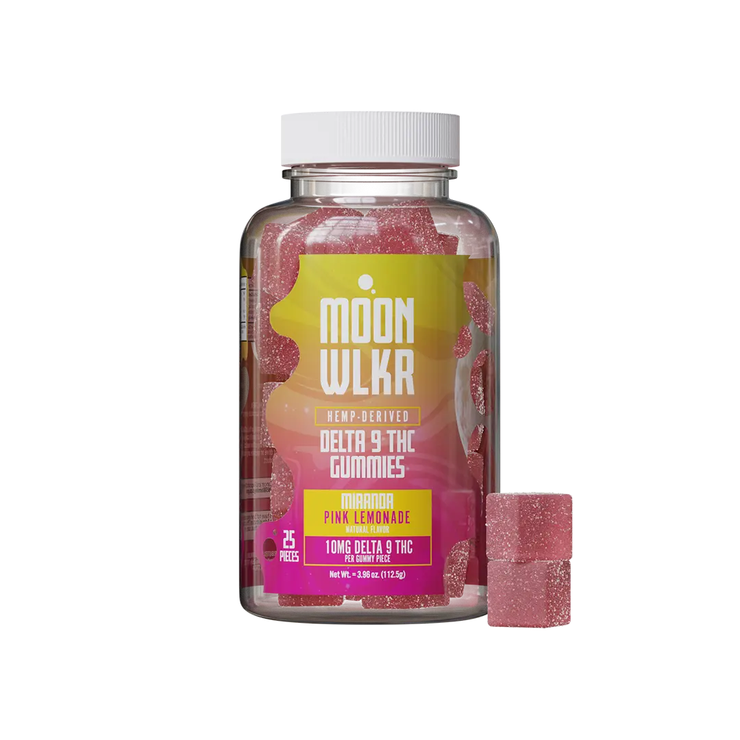 Moon Import ラム Delta 9 Gummies — Pink Lemonade - Moonwlkr – MoonWlkr