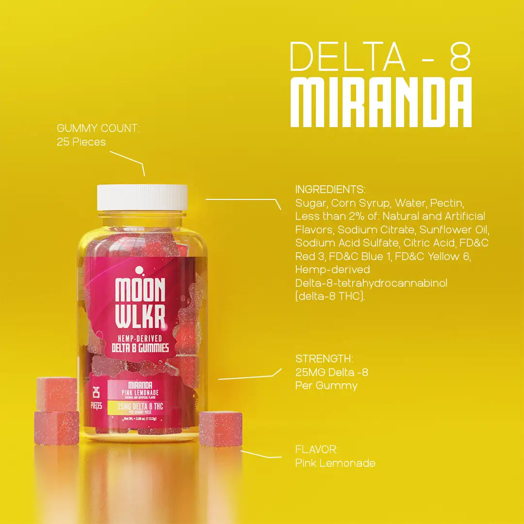 Delta 8 Gummies — Pink Lemonade
