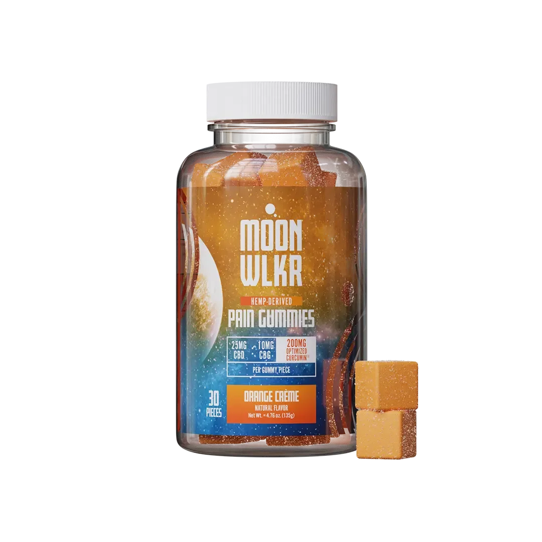 CBD : CBG Pain Relief Gummies - Orange Creme | Moonwlkr – MoonWlkr