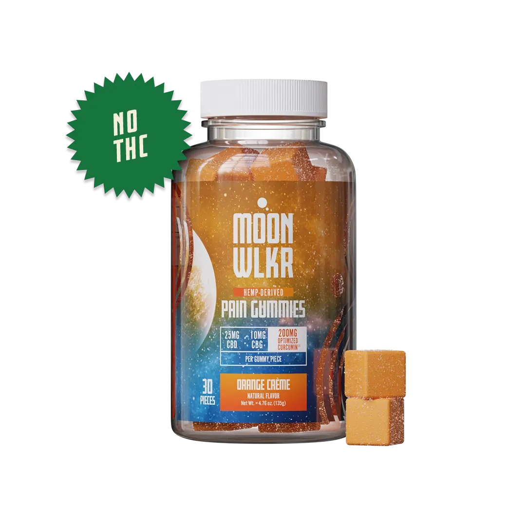 CBD : CBG Pain Relief Gummies - Orange Creme | Moonwlkr – MoonWlkr