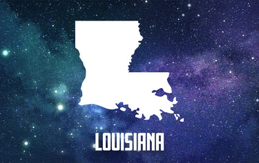 Louisiana state shape in the galaxy