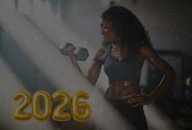2026 Woman working out for new years goals