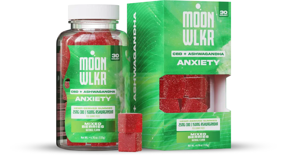 Moonwlkr Cannabinoids and Blends for Anxiety