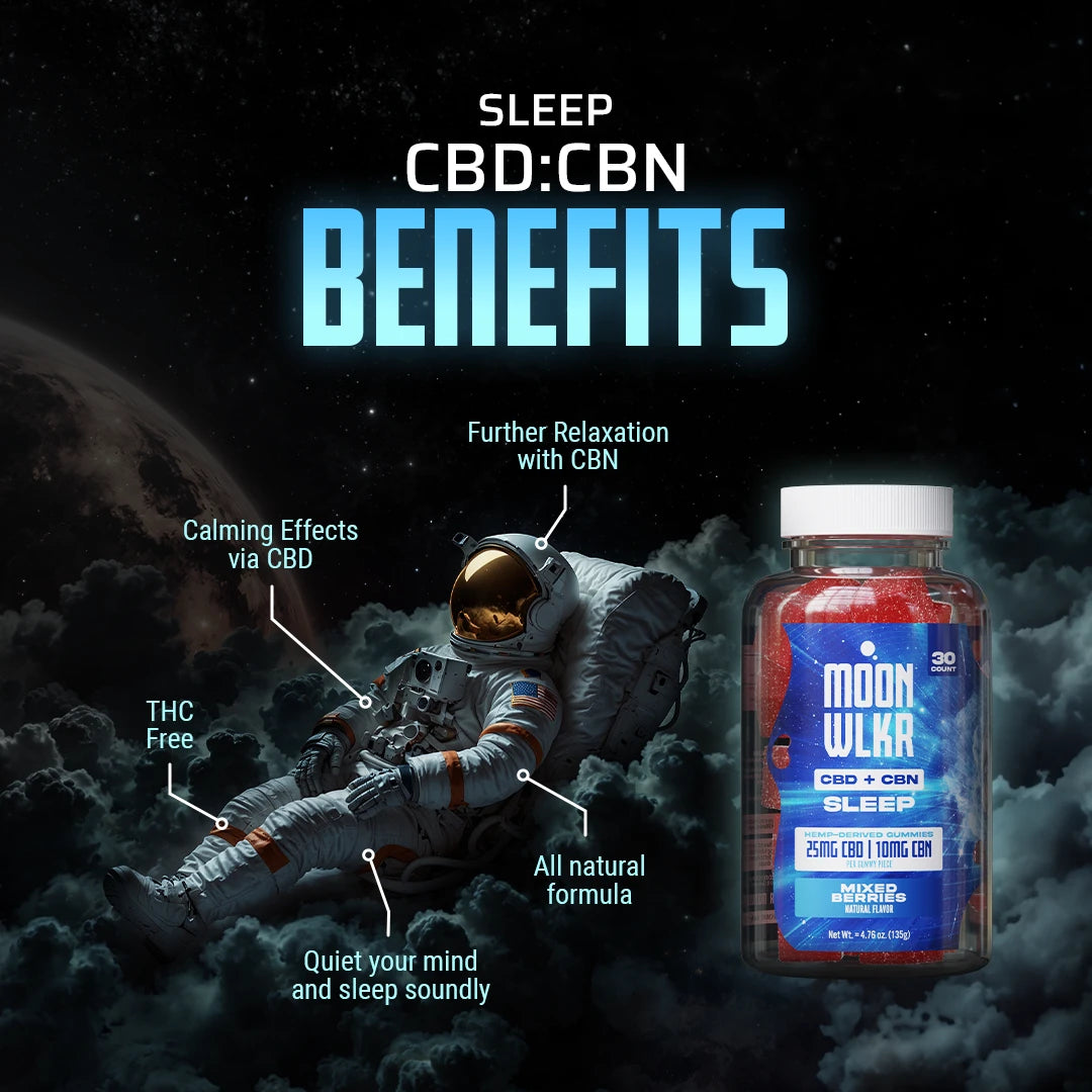 CBD:CBN Sleep Gummies — Mixed Berry