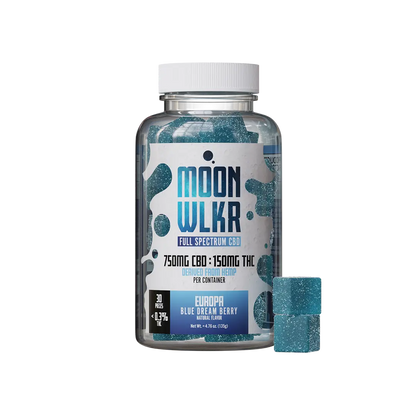 Full spectrum CBD gummies in blue dream berry flavor