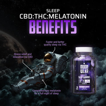 CBD : THC : Melatonin Sleep Gummies — Sample Pack