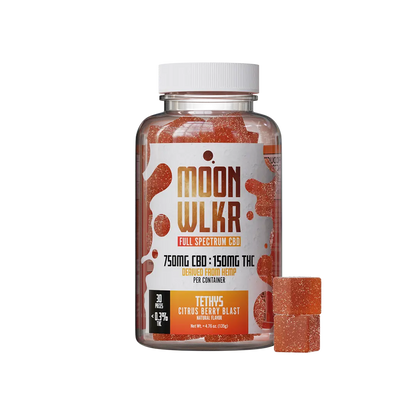 Full spectrum CBD gummies in citrus berry flavor
