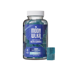 Delta 8 gummies in blue dream berry flavor