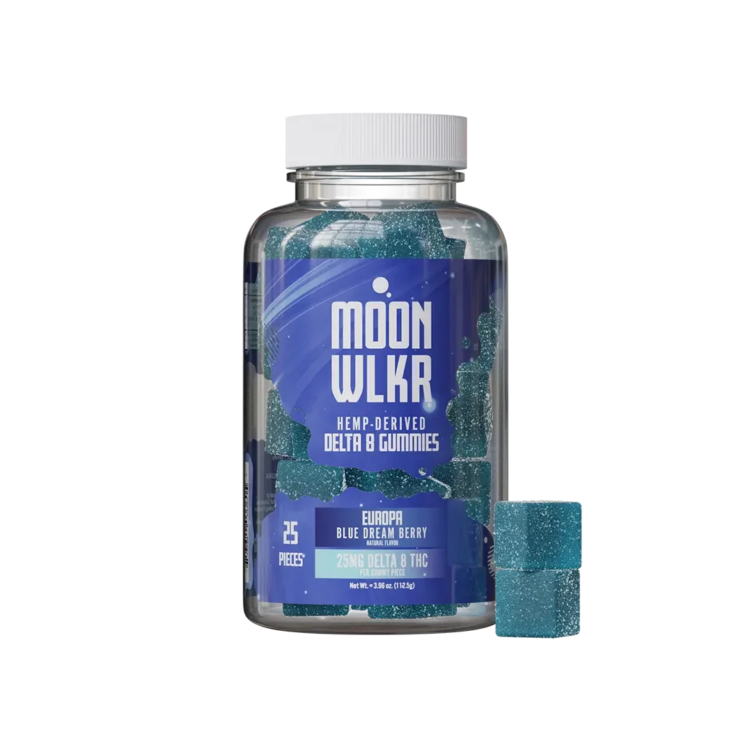 Delta 8 Gummies - Blue Dream Berry | Moonwlkr – MoonWlkr