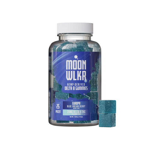 Delta 8 gummies in blue dream berry flavor