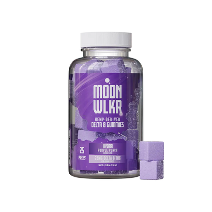 Delta 8 gummies in purple punch flavor