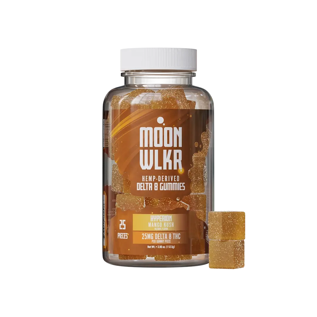 Delta 8 gummies in mango kush flavor