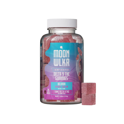 Delta 9 THC gummies in berry cream flavor