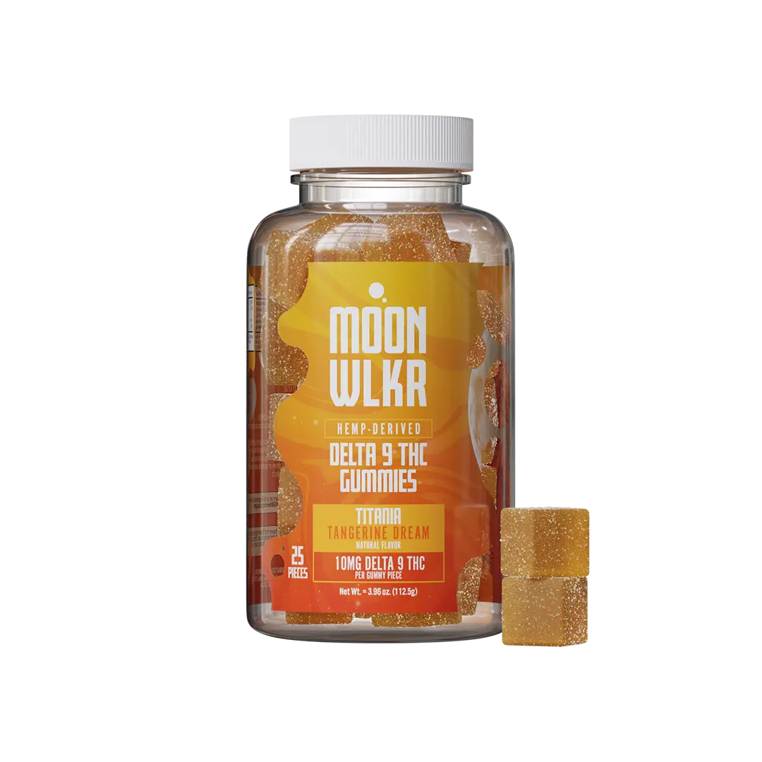 Delta 9 THC gummies in tangerine dream flavor