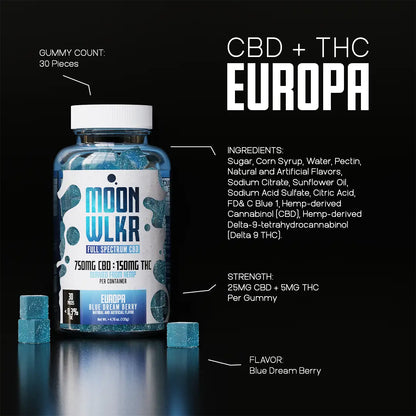 CBD : THC Gummies — Blue Dream Berry