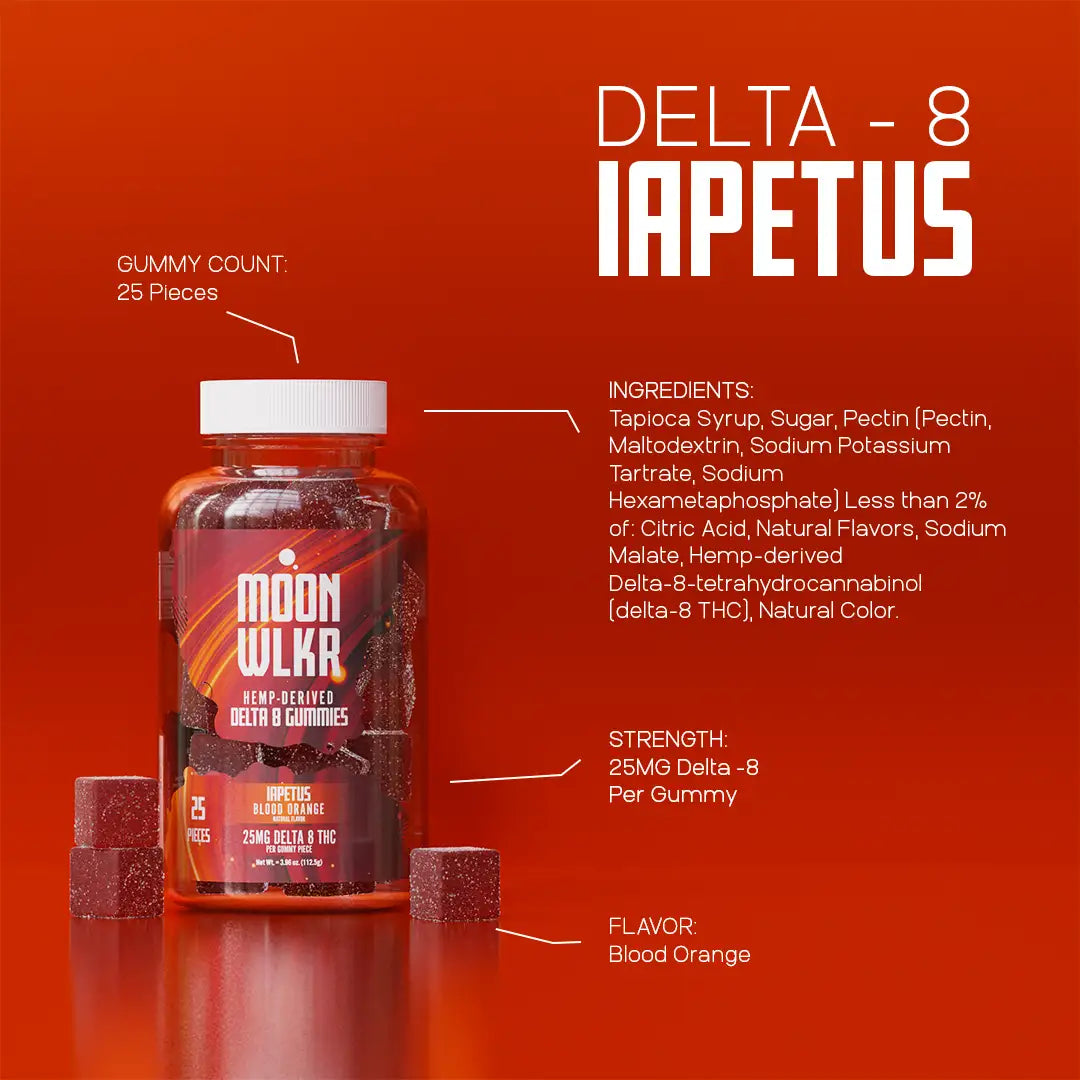 Delta 8 Gummies — Blood Orange