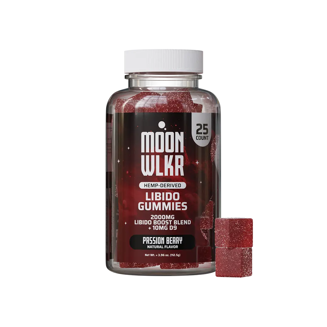 Delta 9 THC Libido gummies in passion berry flavor