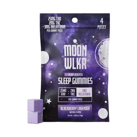 CBD : THC : Melatonin Sleep Gummies — Sample Pack - Moonwlkr