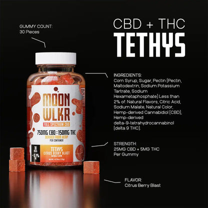 CBD : THC Gummies — Citrus Berry