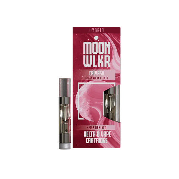 Delta 8 1G Vape  Strawberry Gelato - Moonwlkr  MoonWlkr