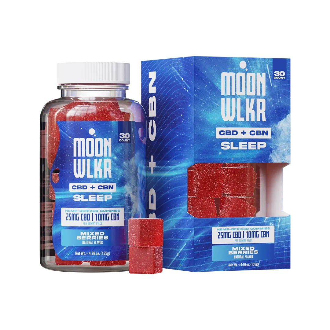 CBD:CBN Sleep Gummies — Mixed Berry