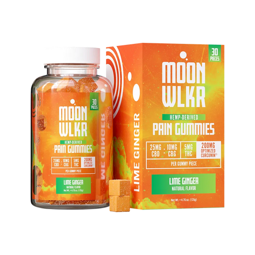 CBD : CBG : THC Pain Relief Gummies — Lime Ginger