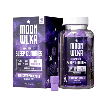 CBD : THC : Melatonin Sleep Gummies — Blackberry Lavender