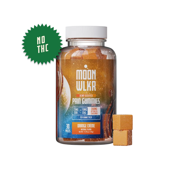 CBD : CBG Pain Relief Gummies - Orange Creme | Moonwlkr – MoonWlkr