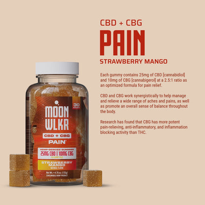 CBD and CBG Pain gummies benefits
