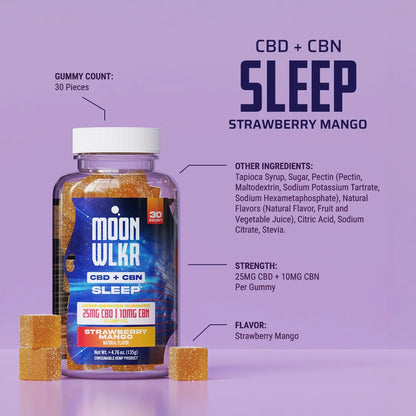 CBD and Ashwagandha sleep gummy ingredients