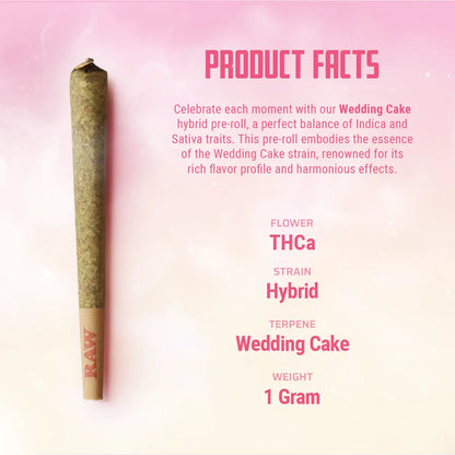 1G THCA Pre-rolls - 3 Count | Wedding Cake