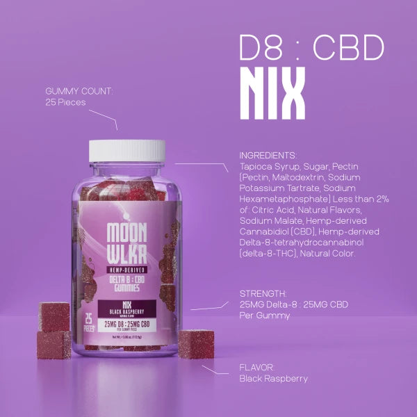 Delta 8 : CBD  — Black Raspberry