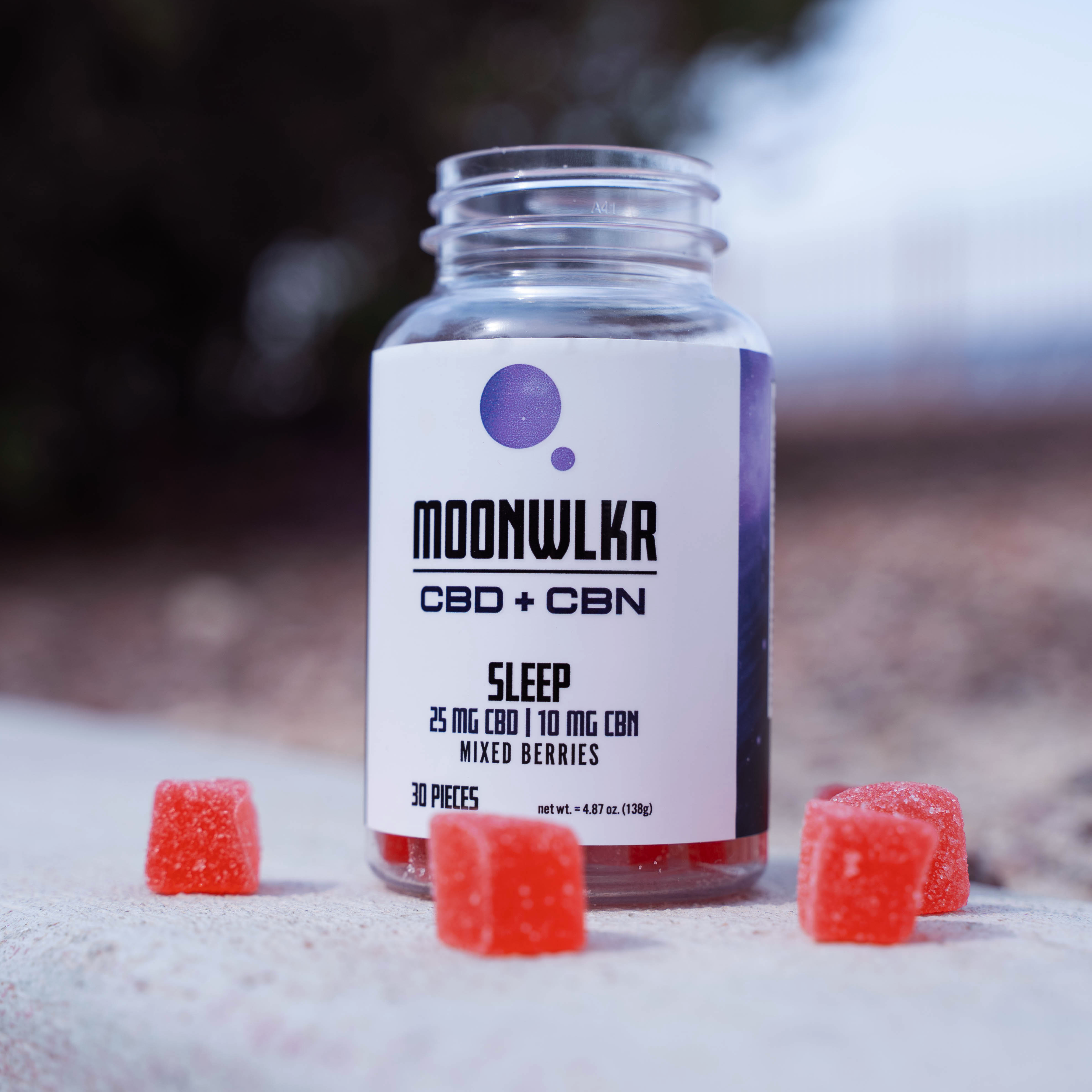 CBD:CBN Sleep Gummies — Mixed Berry - MoonWlkr