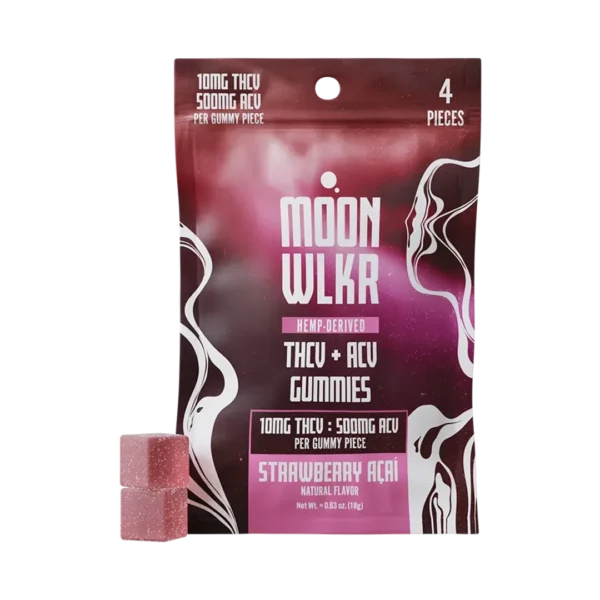 sample package of Moonwlkr THCV gummies