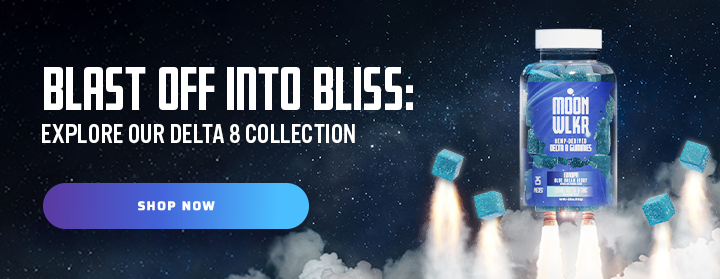 Blast off into bliss - view Delta 8 products