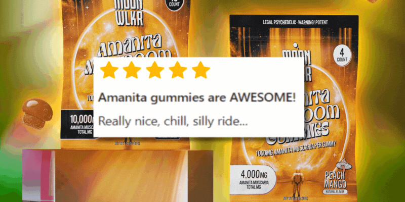 Amanita gummies are AWESOME! 5 star review