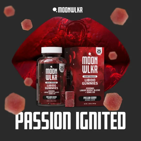 Moonwlkr libido gummies are designed to enhance libido and sexual energy.