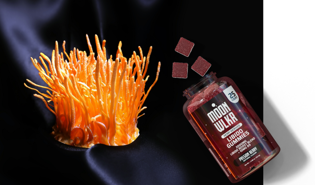 Cordyceps Mushrooms and Libido Gummies Bottle